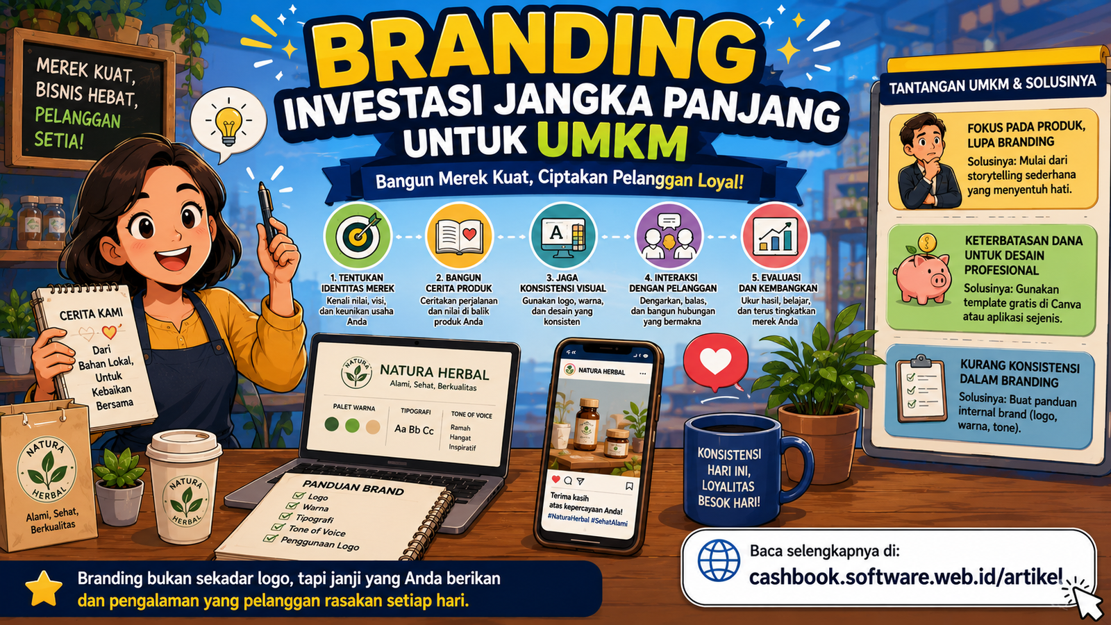 Branding UMKM: Bangun Cerita Produk yang Bikin Pelanggan Loyal - CASHBOOK