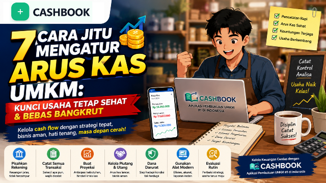 7 Cara Jitu Mengatur Arus Kas UMKM - CASHBOOK