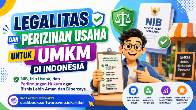 Legalitas dan Perizinan Usaha untuk UMKM di Indonesia - CASHBOOK