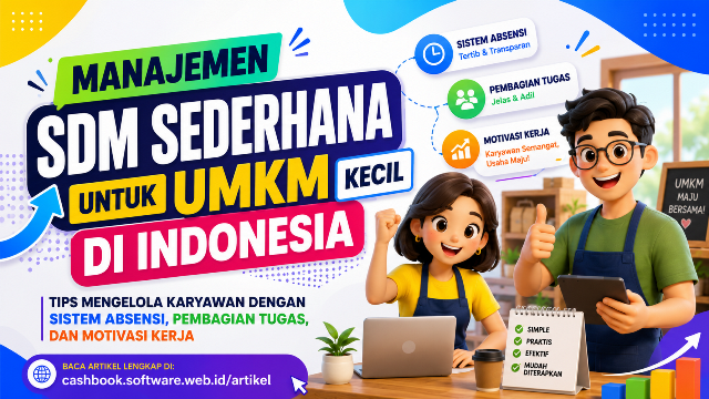 Manajemen SDM Sederhana untuk UMKM Kecil di Indonesia - CASHBOOK