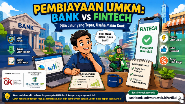 Panduan Akses Pembiayaan UMKM: Bank vs Fintech - CASHBOOK